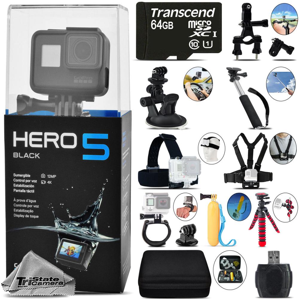 If you are looking GoPro Hero 5 Black 4K30 Ultra HD, 12MP, Wi-Fi Waterproof Action Camera -64GB Kit you can buy to tri-state, It is on sale at the best price