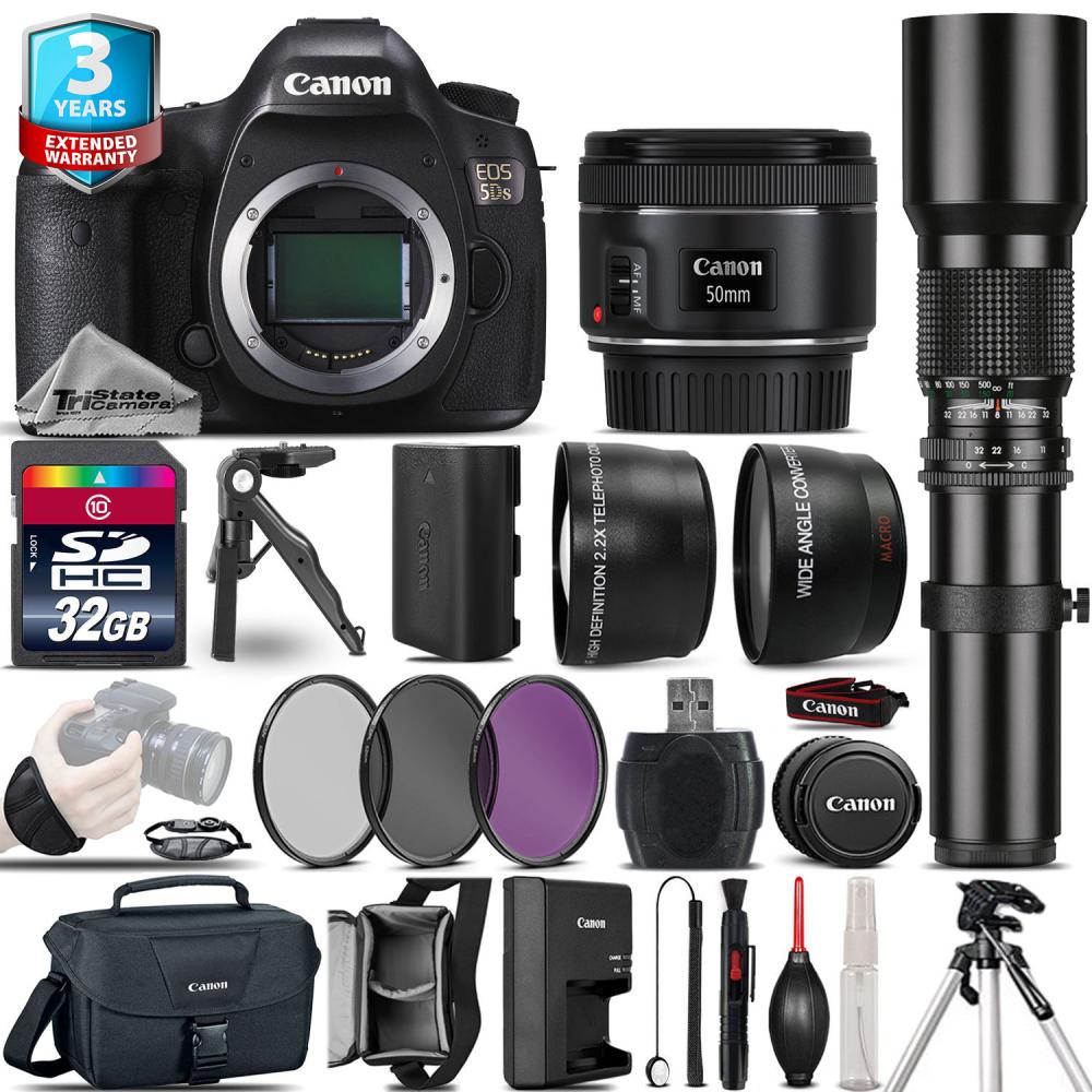If you are looking Canon EOS 5DS DSLR Camera + 50mm + 500mm 4 Lens Kit - 32GB Kit + 2yr Warranty you can buy to tri-state, It is on sale at the best price