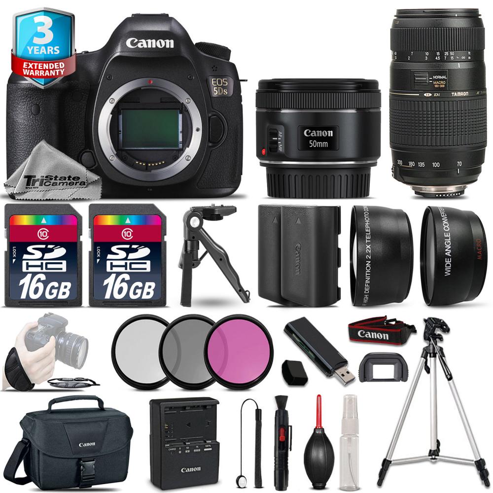 If you are looking Canon EOS 5DS Camera + 50mm 1.8 & 70-300mm + Extra Battery + 2yr Warranty - 32GB you can buy to tri-state, It is on sale at the best price