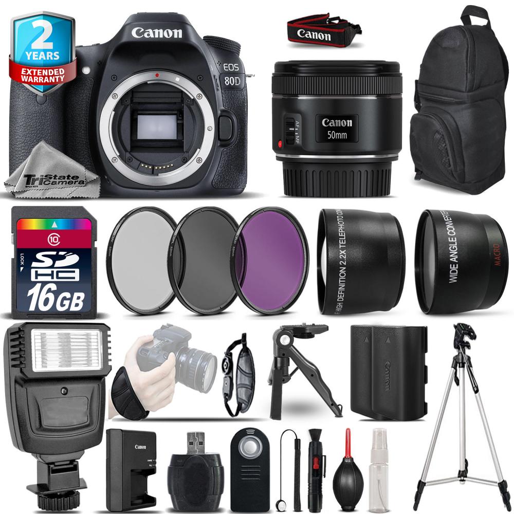 If you are looking Canon EOS 80D DSLR Camera + 50mm 1.8 STM + 2yr Warranty -Ultimate Saving Bundle you can buy to tri-state, It is on sale at the best price
