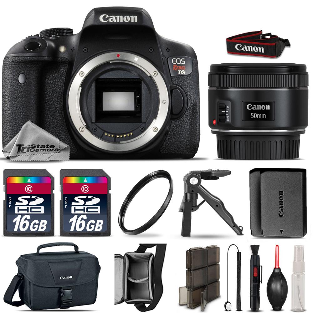 If you are looking Canon EOS Rebel T6i DSLR Camera + 50mm 1.8 STM + Extra Battery + 32GB + More! you can buy to tri-state, It is on sale at the best price