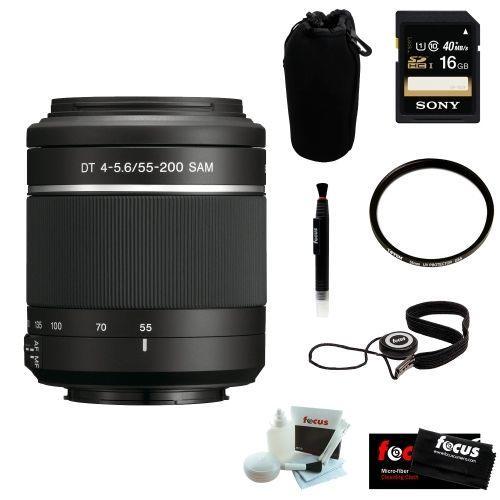 If you are looking Sony DSLR Alpha SAL-552002 55-200 Telephoto Zoom Lens + Accessory Kit you can buy to focuscamera, It is on sale at the best price