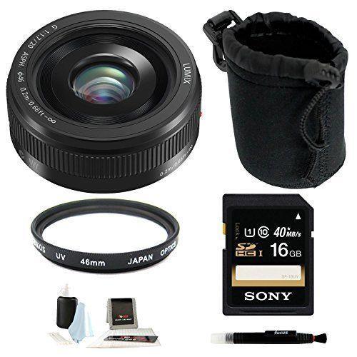 If you are looking Panasonic Lumix G H-H020AK 20mm F/1.7 II ASPH Lens (Black) with 16GB Bundle you can buy to focuscamera, It is on sale at the best price