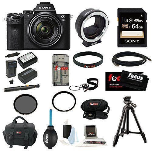 If you are looking Sony Alpha a7II with 28-70mm Lens Metabones Adaptor 64GB Deluxe Accessory Kit you can buy to focuscamera, It is on sale at the best price