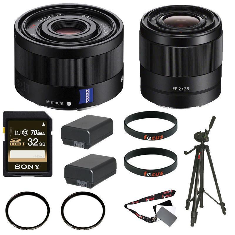 If you are looking Sony Sonnar T* FE 35mm f/2.8 ZA Lens + Sony FE 28mm f/2.0 E-mount Prime Lens you can buy to focuscamera, It is on sale at the best price