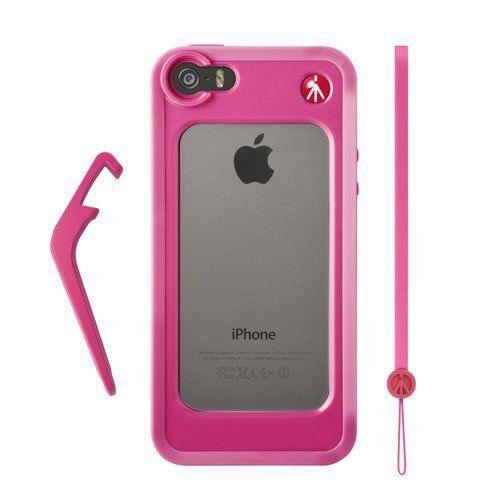 If you are looking Manfrotto Pink Bumper for iPhone 5/5S + kickstand + hand-wrist strap you can buy to focuscamera, It is on sale at the best price