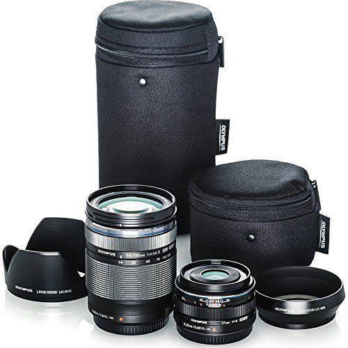 If you are looking Olympus Travel Lens Kit (M.Zuiko 14-150mm f4.5-6.6 II & M.Zuiko 17mm f1.8 black) you can buy to focuscamera, It is on sale at the best price