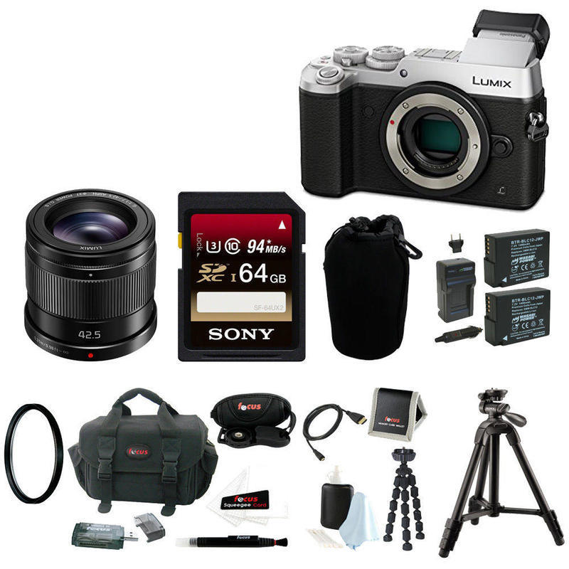If you are looking Panasonic LUMIX GX8 Interchangeable Lens (Body Only Silver) + Lens & Accessories you can buy to focuscamera, It is on sale at the best price