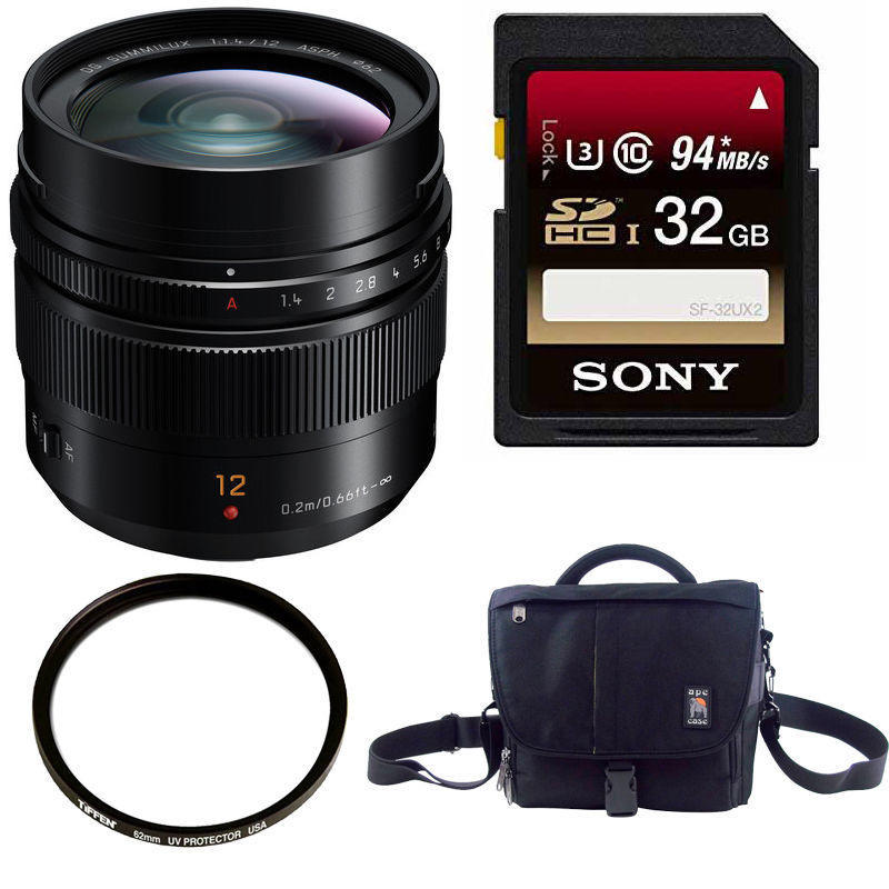 If you are looking Panasonic H-X012 LUMIX G LEICA DG SUMMILUX Lens, 12mm, F1.4 ASPH Bundle you can buy to focuscamera, It is on sale at the best price