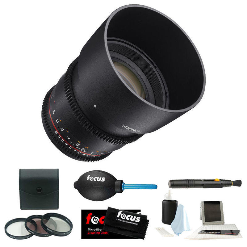 If you are looking Rokinon DS 85mm T1.5 Cine Lens for Sony E-Mount (DS85M-NEX) + Accessory Bundle you can buy to focuscamera, It is on sale at the best price