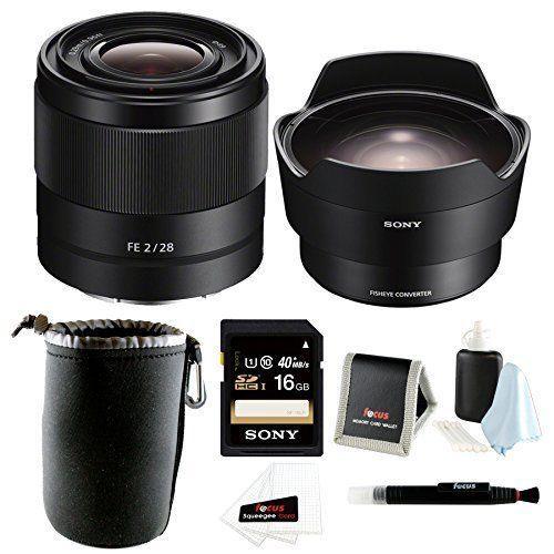 If you are looking Sony FE 28mm f/2.0 E-mount Prime Lens and Fish-eye (SEL057FEC) Converter Bundle you can buy to focuscamera, It is on sale at the best price