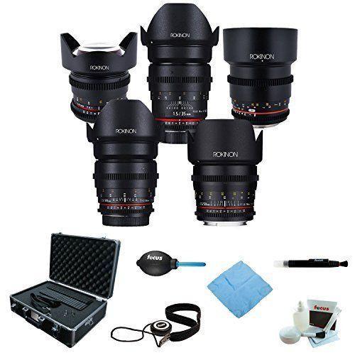 If you are looking ROKINON Cine DS Lens Kit - 50mm + 35mm + 85mm + 24mm + 14mm for Canon + Kit you can buy to focuscamera, It is on sale at the best price