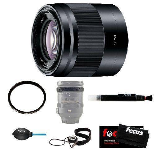 If you are looking Sony SEL50F18/B 50mm f/1.8 Lens with Tiffen 49mm UV Protector and Accesories you can buy to focuscamera, It is on sale at the best price
