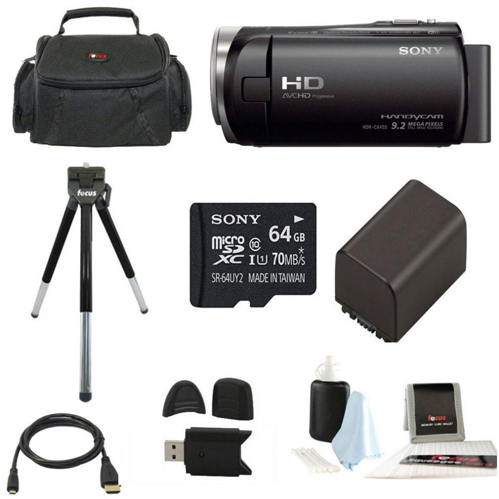 If you are looking Sony HDR-CX455 Handycam Full HD 1080p Camcorder w/ Lithium Ion Replacement Batte you can buy to focuscamera, It is on sale at the best price