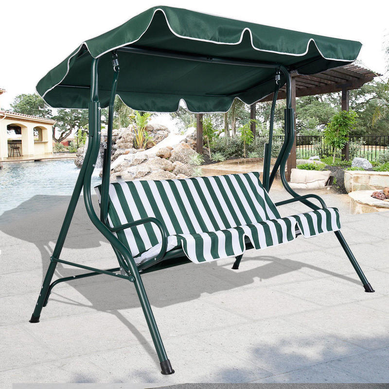 If you are looking Green Outdoor Patio Swing Canopy 3 Person Awning Yard Furniture Hammock Steel you can buy to costway, It is on sale at the best price