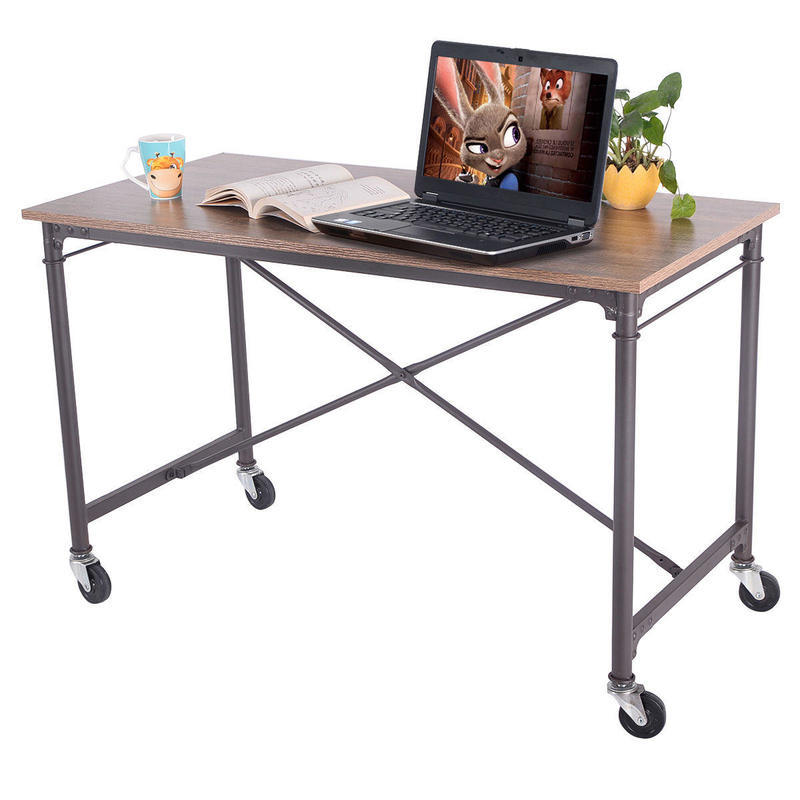 If you are looking Computer Desk Laptop Writing Table Melamine Surface Wheels Home Office Furniture you can buy to costway, It is on sale at the best price