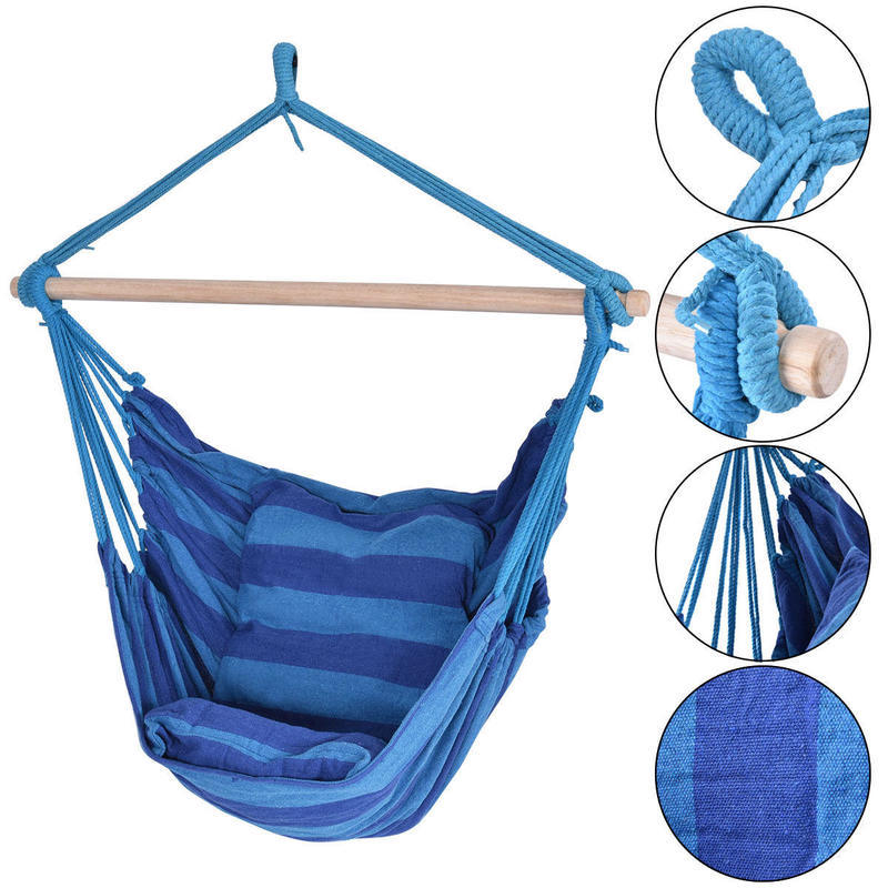 If you are looking Blue Deluxe Hammock Rope Chair Patio Porch Yard Tree Hanging Air Swing Outdoor you can buy to costway, It is on sale at the best price