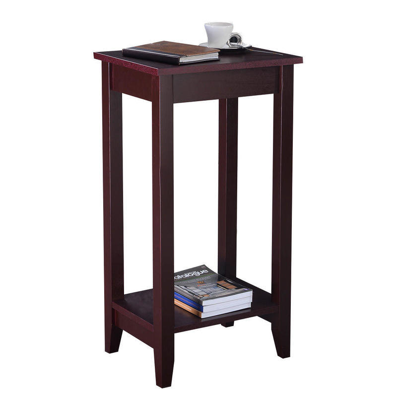 If you are looking COSTWAY Tall End Table Coffee Stand Night Side Nightstand Accent Furniture Brown you can buy to costway, It is on sale at the best price