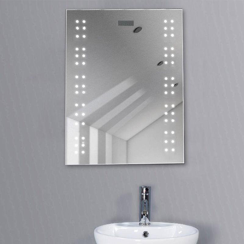 If you are looking Bathroom Illuminated Mirror Led Light Sensor Demister Shaver Clock Wall Mounted you can buy to costway, It is on sale at the best price