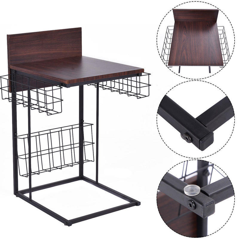 If you are looking New Sofa Side Table Living Room Home Furniture Decor with Storage Basket you can buy to costway, It is on sale at the best price