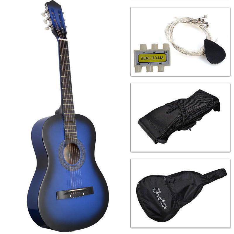 If you are looking Acoustic Guitar W/ Guitar Case, Strap, Tuner and Pick for New Beginners Blue you can buy to costway, It is on sale at the best price