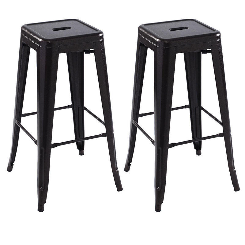 If you are looking Set of 2 Metal Steel Bar Stools Vintage Antique Style Counter Bar Stool Copper you can buy to costway, It is on sale at the best price