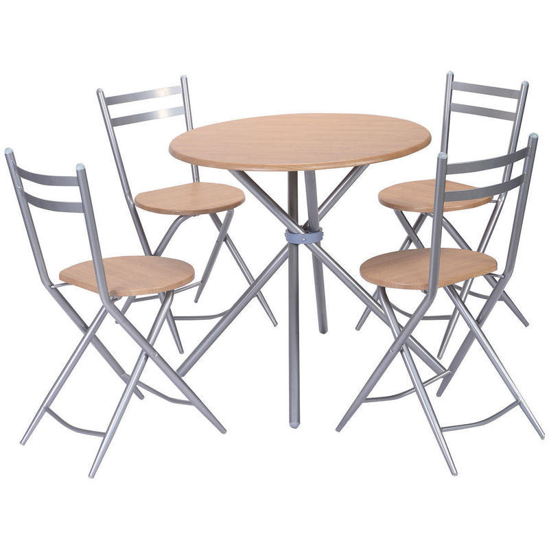 If you are looking 5 PCS Folding Round Table Chairs Set Furniture Kitchen Living Room New you can buy to costway, It is on sale at the best price