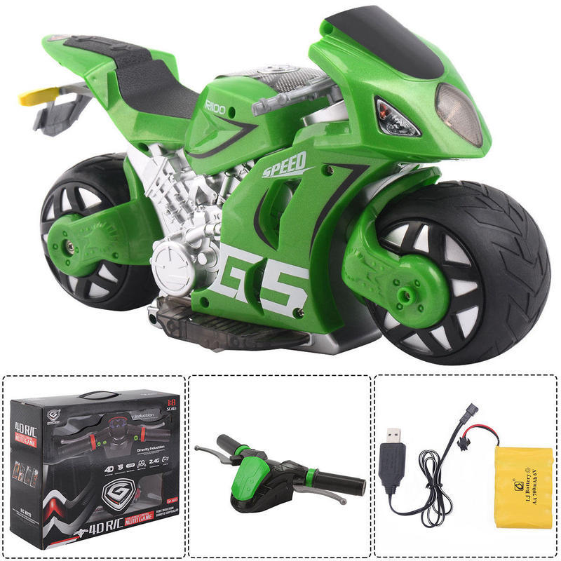 If you are looking 1/8 Scale 2.4G 4D R/C Simulation Remote Control Drift Motorcycle Kids Toys Green you can buy to costway, It is on sale at the best price