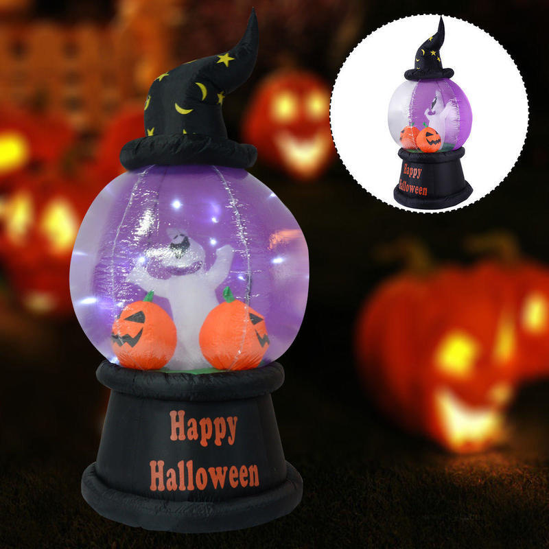 If you are looking 7 FT Halloween Inflatable Snow Globe Lighted Yard/Indoor Decoration Air Blown you can buy to costway, It is on sale at the best price
