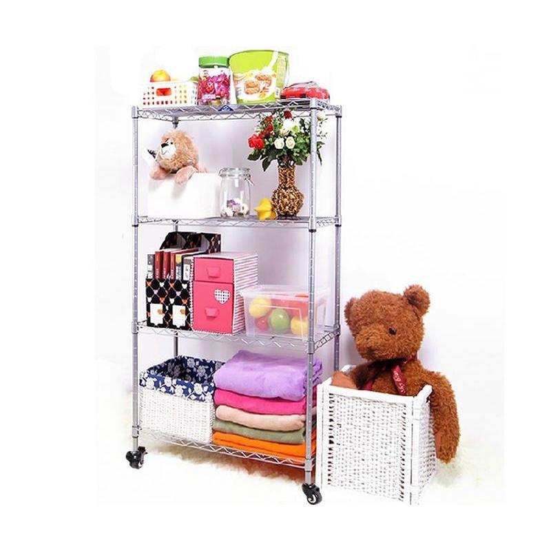 If you are looking 4 Tier 34"X17" Heavy Duty Organizer Shelf Storage Rack Holder Metal New you can buy to costway, It is on sale at the best price
