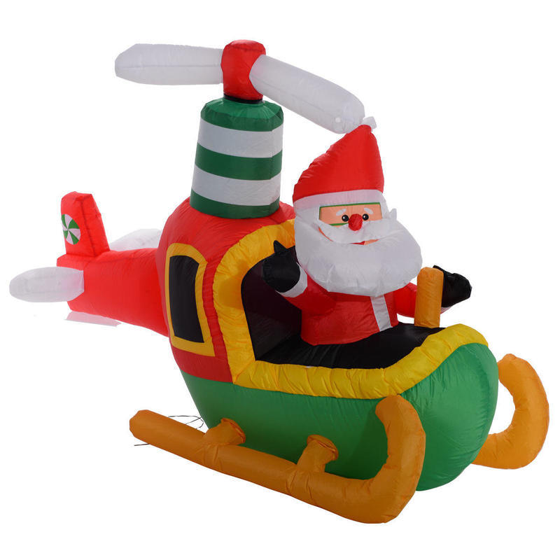 If you are looking 6 Ft Airblown Inflatable Christmas Santa Claus On Plane Decor Lawn Yard Outdoor you can buy to costway, It is on sale at the best price