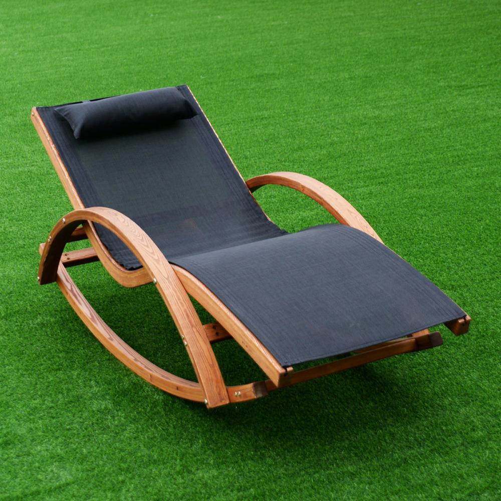 If you are looking Rocking Lounge Chair Larch Wood Beach Yard Patio Lounger W/ Headrest New you can buy to costway, It is on sale at the best price