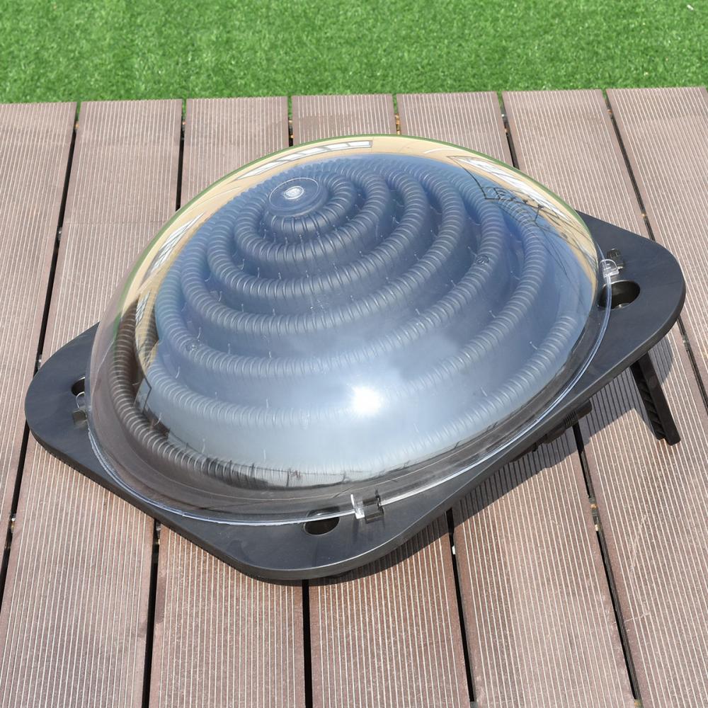 If you are looking Black Outdoor Solar Dome Inground &Above Ground Swimming Pool Water Heater New you can buy to costway, It is on sale at the best price