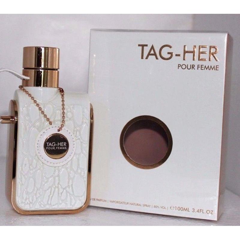 If you are looking TAG HER Pour Femme by Armaf 3.4oz/100 ml.EDP Spray For Women BRANDNEW SEALED BOX you can buy to pickperfume, It is on sale at the best price