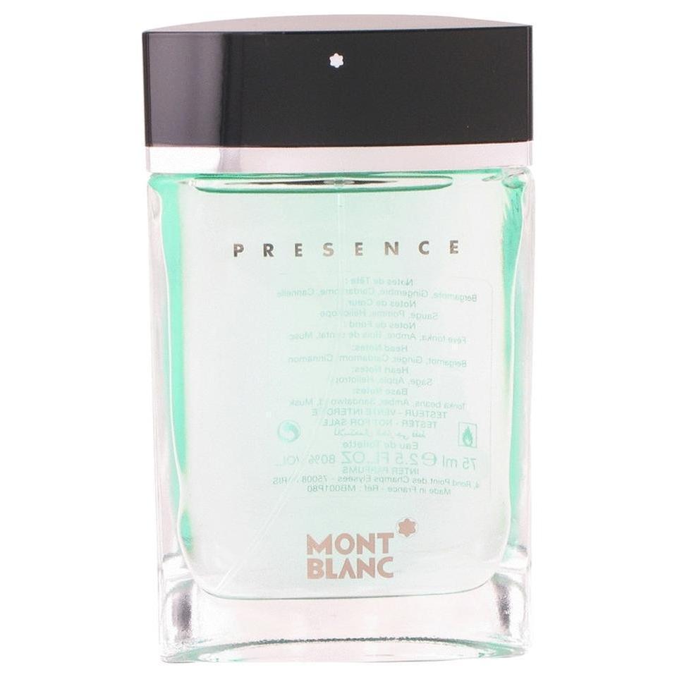 If you are looking TESTER MEN PRESENCE Mont Blanc 2.5 oz 75 ML EDT Cologne New you can buy to pickperfume, It is on sale at the best price