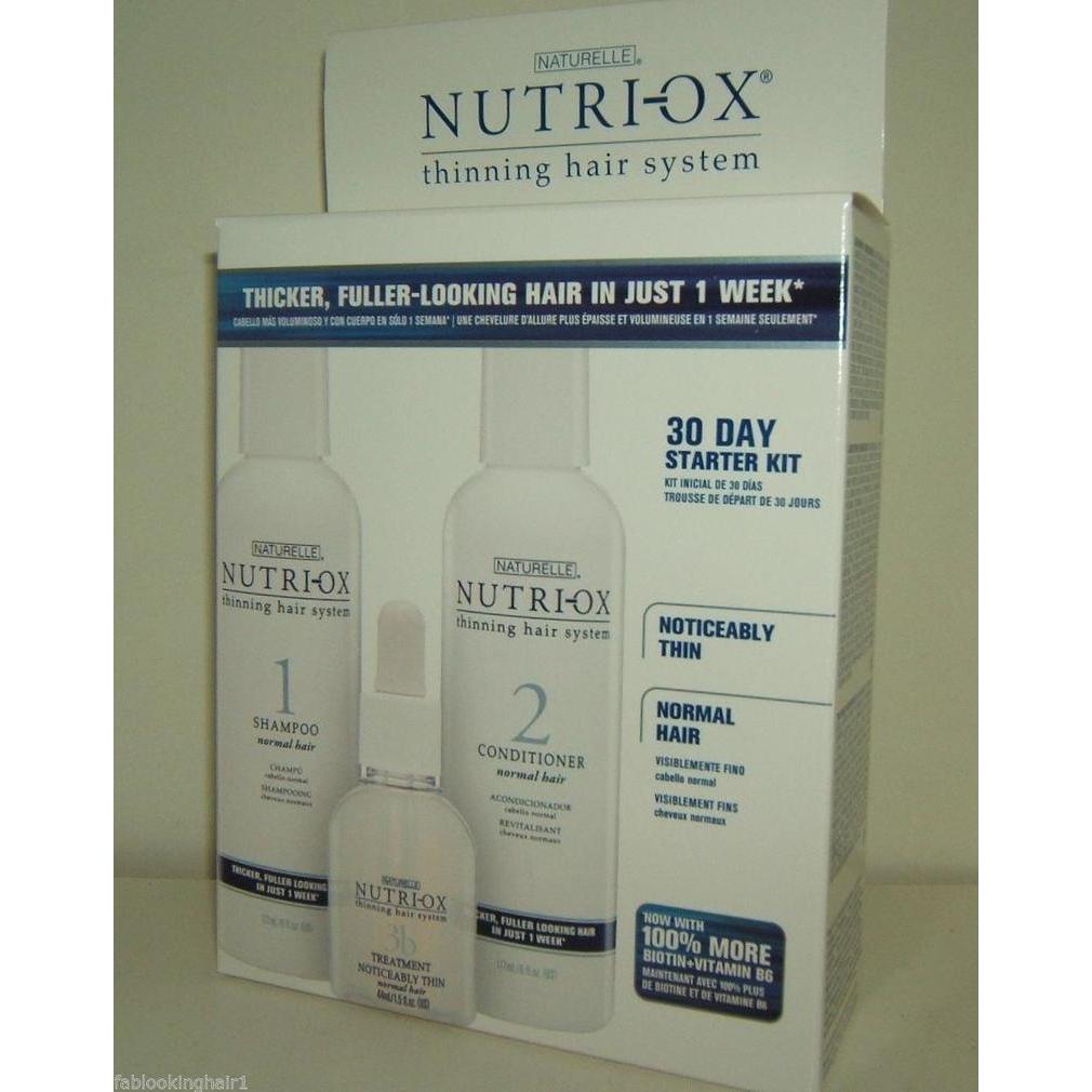 Nutri Ox Thinning Hair Treatment 30 Day Kit For Noticeably Thin