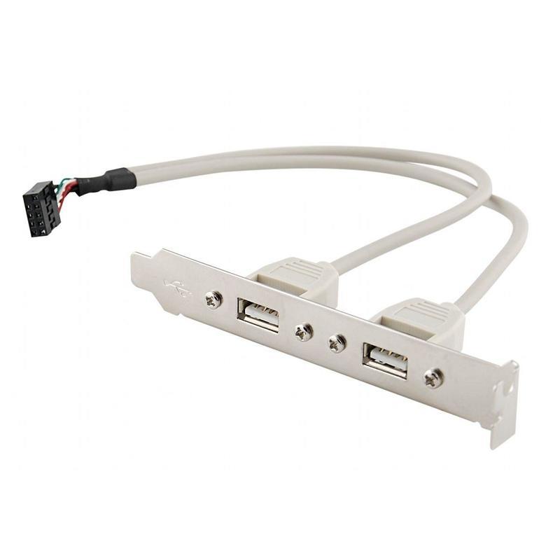 If you are looking 2 Port USB 2.0 Rear Panel Expansion Bracket to Motherboard USB Header you can buy to JacobsParts, It is on sale at the best price