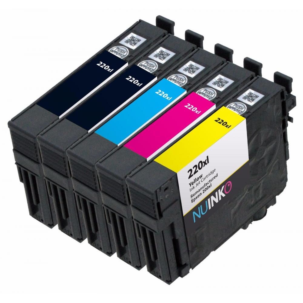 If you are looking 5PK Remanufactured Epson 220XL Ink Cartridge Expression XP-320 XP-420 XP-424 you can buy to Inksmile, It is on sale at the best price