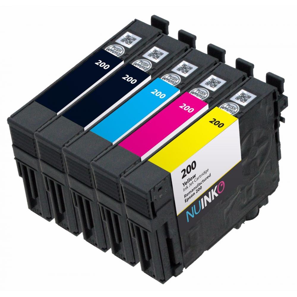 If you are looking 5PK Remanufactured Epson 200 Ink Cartridge for Expression XP-200 XP-300 XP-400 you can buy to Inksmile, It is on sale at the best price