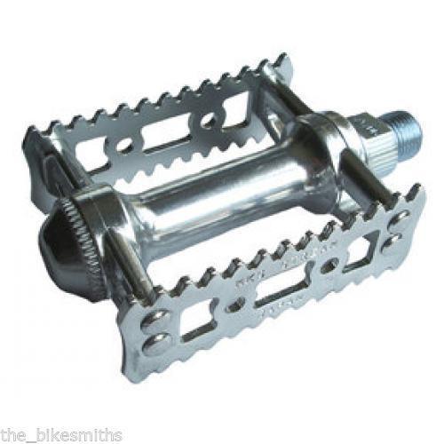 Silver MKS Sylvan Stream Road Track Classic Bicycle Pedals 9//16/" Made Japan
