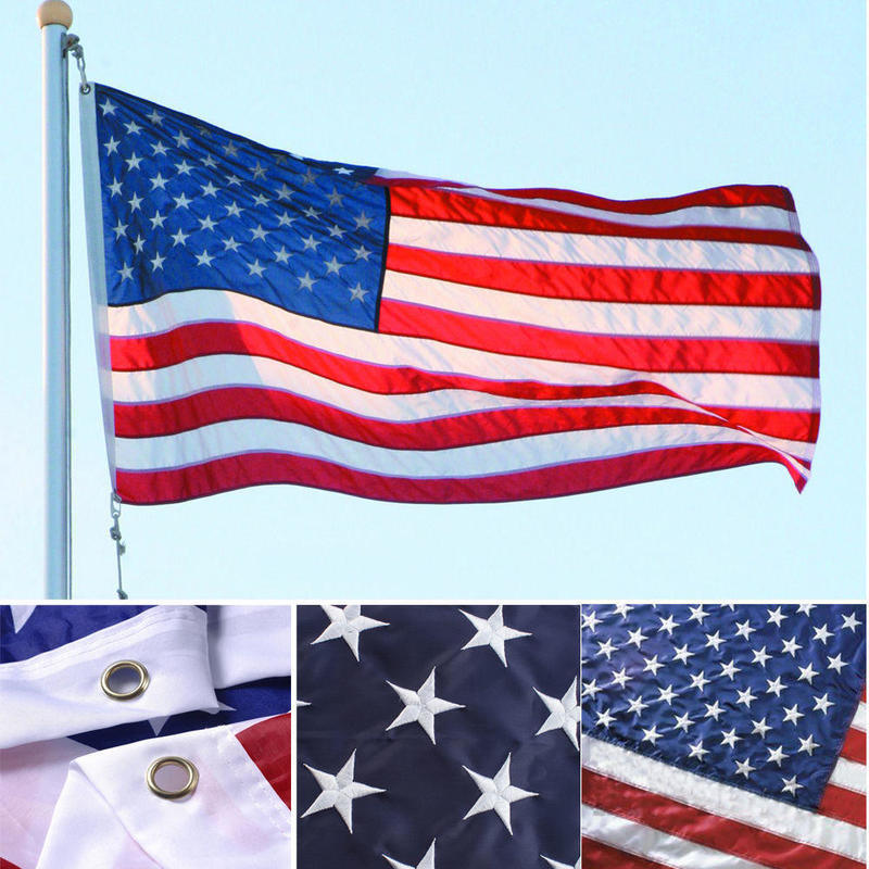 If you are looking 3x5 ft Nylon American USA US Flag Sewn Stripes EMBROIDERED Stars Brass Grommets you can buy to Novapcs, It is on sale at the best price