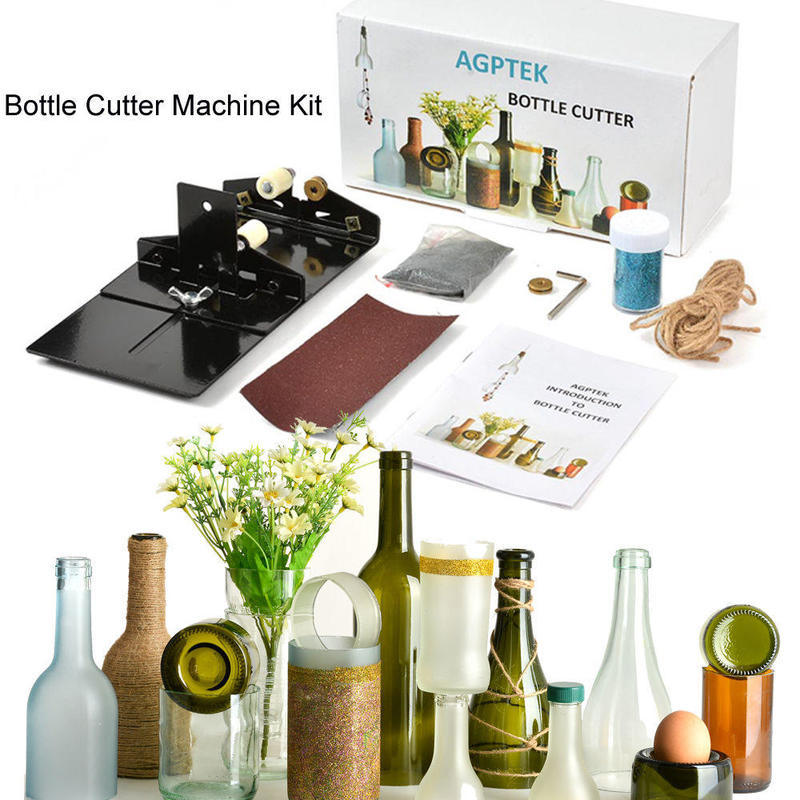 If you are looking AGPTEK Glass Bottle Cutter Kit Bottle Cutting Machine Kit DIY Tool Set Recycle you can buy to Novapcs, It is on sale at the best price