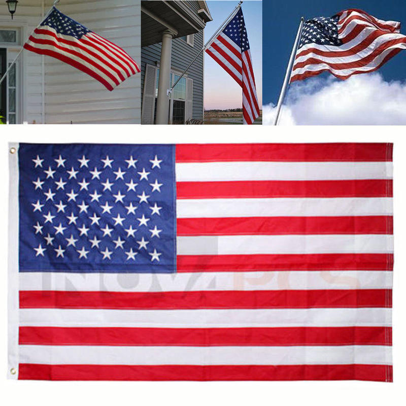 If you are looking American Flag 3'x5' FT USA US U.S. Sewn Stripes Embroidered Stars Brass Grommets you can buy to Novapcs, It is on sale at the best price