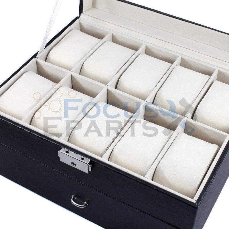 If you are looking 20 Grids Watch Box Glass Top Display Jewelry Organizer Storage Leather Case you can buy to focusepart, It is on sale at the best price