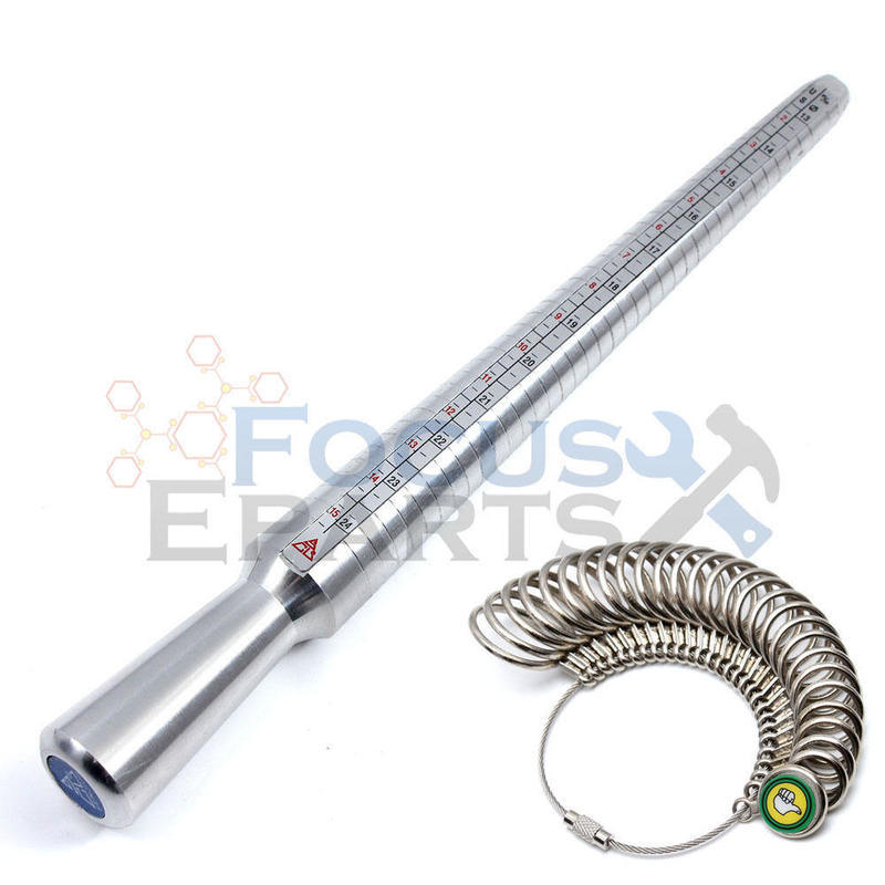 If you are looking Metal Ring Sizer Gauge Mandrel Finger Sizing Measure Stick Standard Tool Sliver you can buy to focusepart, It is on sale at the best price
