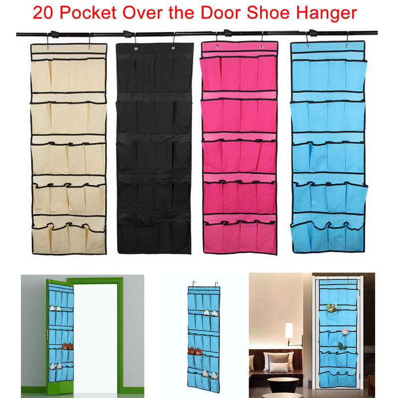 If you are looking 20 Pocket Over the Door Shoe Organizer Rack Hanging Storage Space Saver Hanger you can buy to redtagtown, It is on sale at the best price