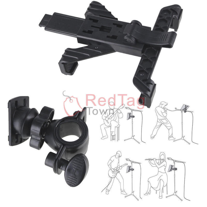 If you are looking Music Microphone Stand Mount Holder For iPad Air 4 3 2 Samsung Tab 7-11" Tablet you can buy to redtagtown, It is on sale at the best price