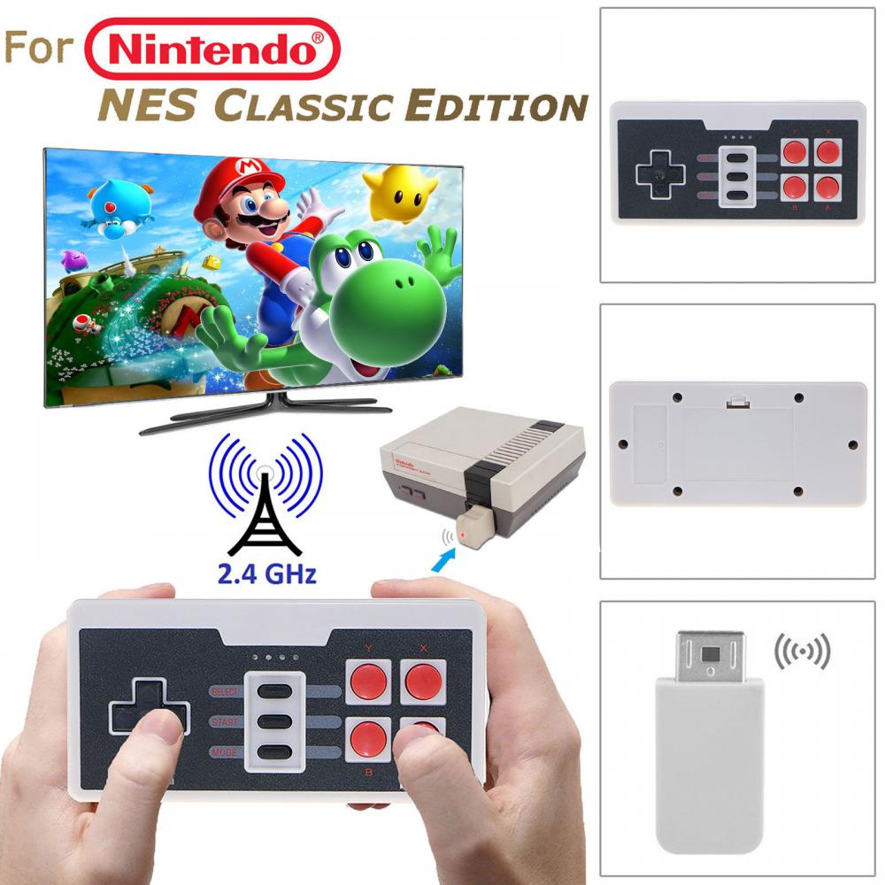 If you are looking 2X 1X Wireless Controller Gamepad for Nintendo NES Mini Classic Edition Console you can buy to redtagtown, It is on sale at the best price