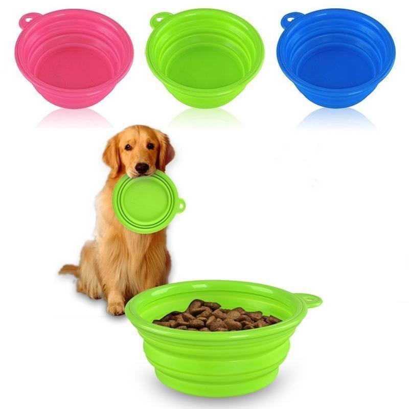 If you are looking Cute Pet Dog Cat Silicone Collapsible Travel Bowl Dish Feeding Water Feeder New you can buy to everydaysource, It is on sale at the best price