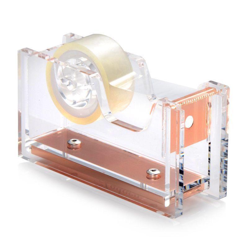 If you are looking COMMERCIAL DESKTOP 1/2 3/4 INCH CUTTING PACKING DESK TAPE DISPENSER ACRYLIC you can buy to everydaysource, It is on sale at the best price